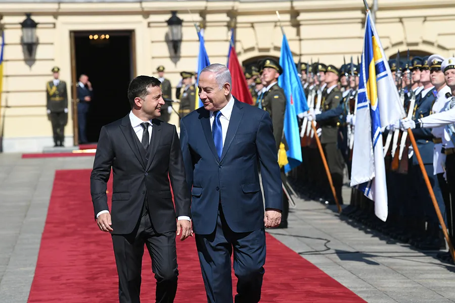 Benjamin Netanyahu has requested a meeting with Volodymyr Zelenskyy