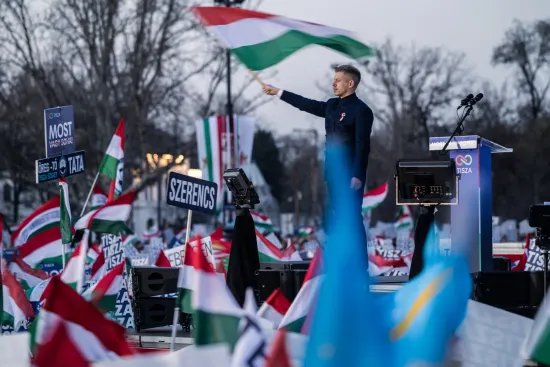 Mass rallies took place in Budapest ahead of the Hungarian elections (VIDEO)