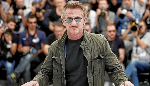 Actor Sean Penn has arrived in Kyiv — instead of the Oscars