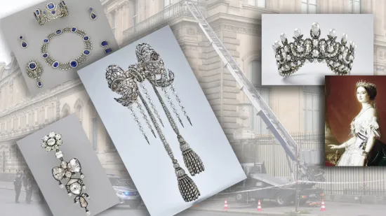 What was stolen from the Louvre and why won't the thieves be able to sell the jewelry?