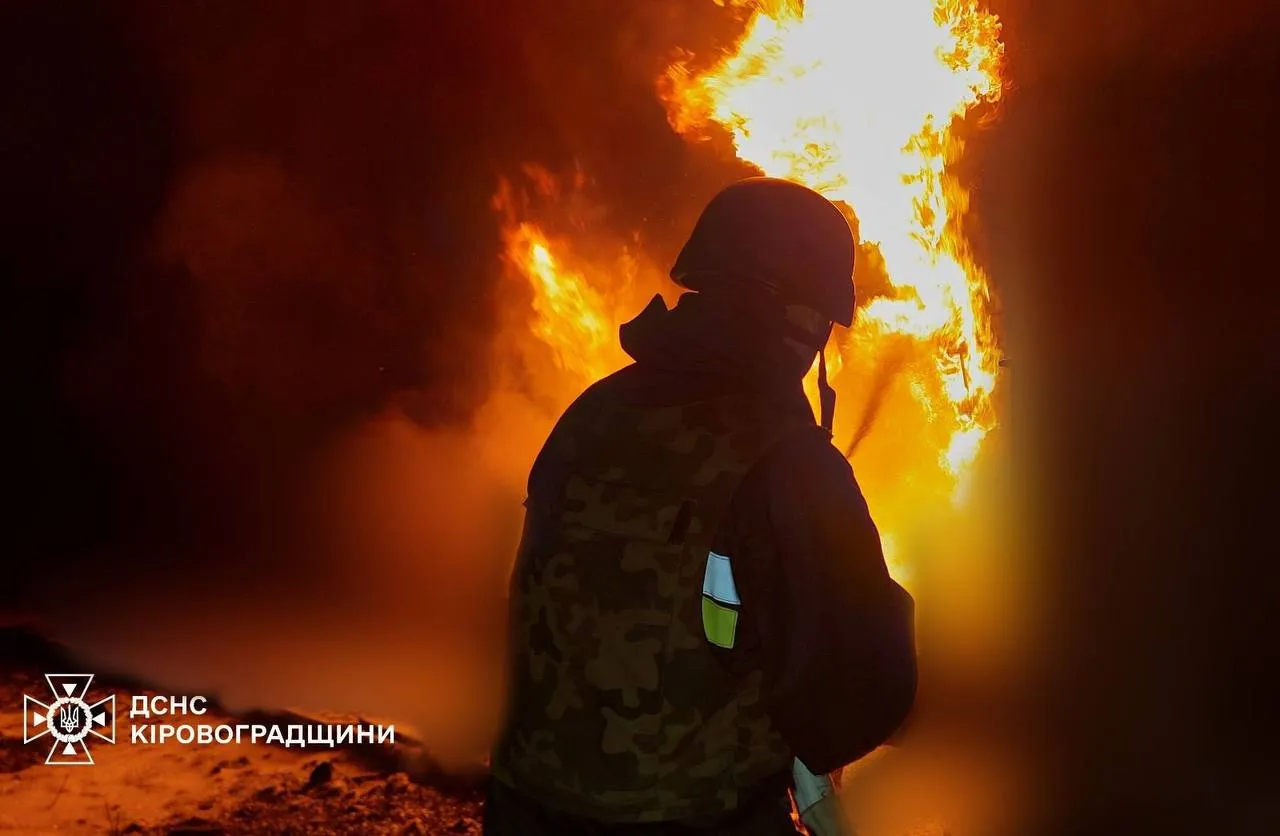 Внаслідок атаки РФ на Кіровоградську область частина населених пунктів залишилася без світла