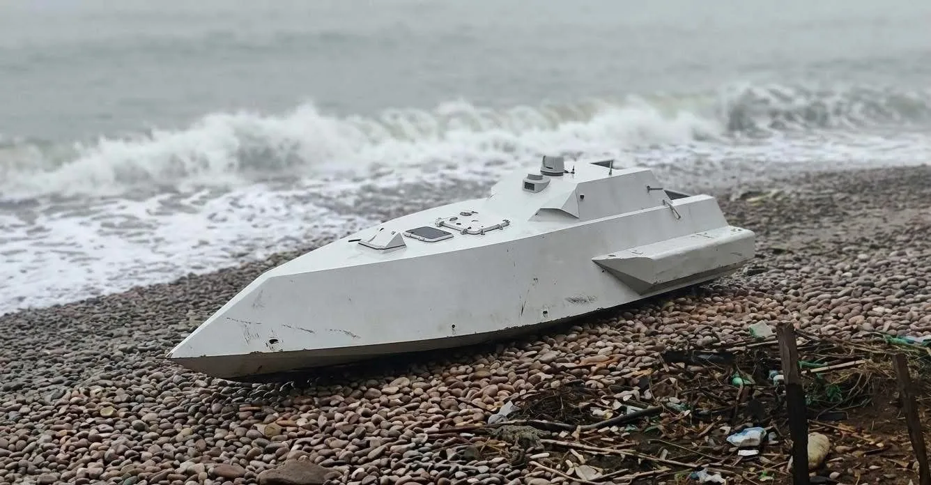 A US-made AEGIR unmanned boat has been discovered off the coast of Turkey