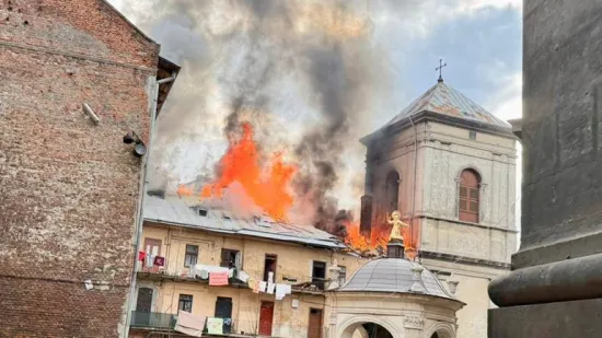 The recovery of the heart of Lviv following the drone attack