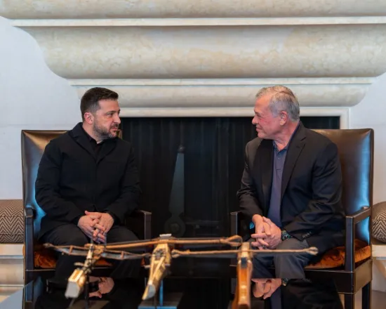 Zelenskyy and the King of Jordan discussed their security partnership