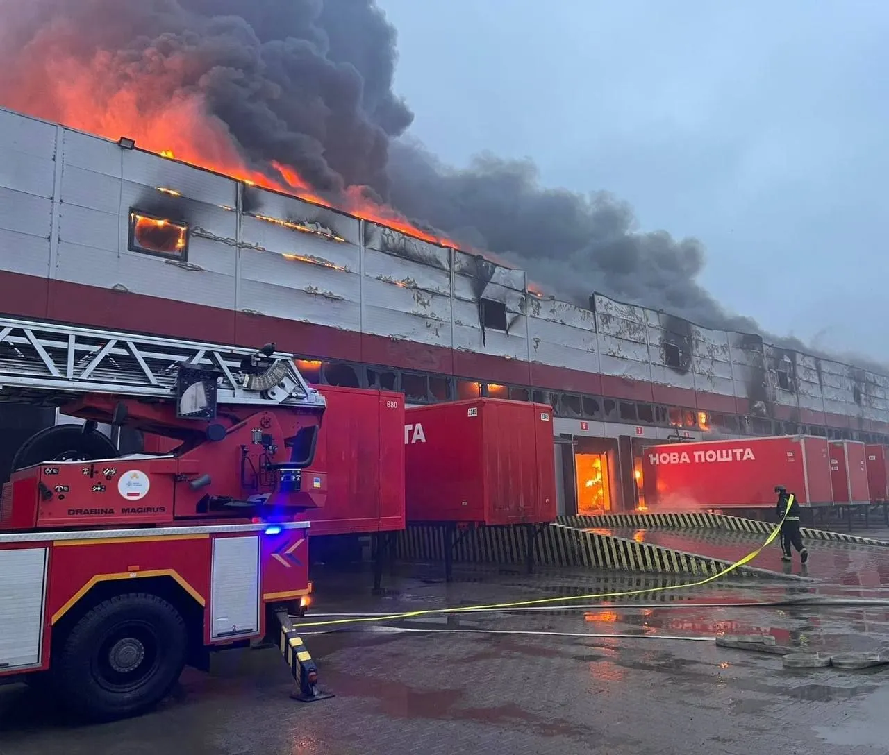 In Lutsk, Russian drones destroyed a Nova Poshta terminal and damaged a residential building