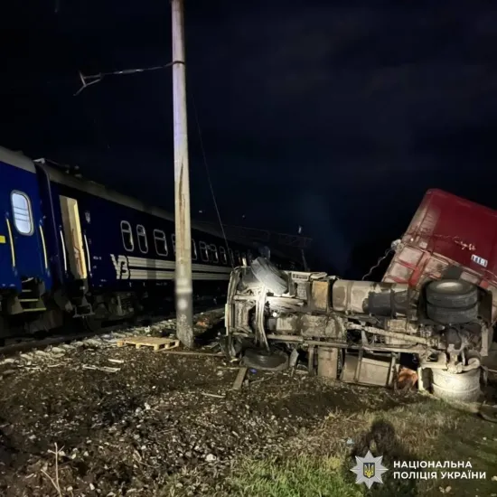A lorry has collided with a passenger train in the Kharkiv region: changes to timetables and routes