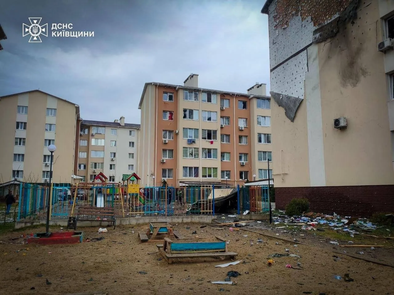 One person has been killed and eight injured in the Kyiv region as a result of a Russian attack