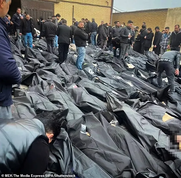 Families and residents have gathered outside the Kahrizak coroner’s office, facing rows of body bags, in search of relatives who died during the regime’s brutal crackdown on protests in January.