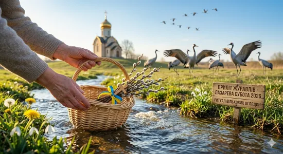 4 April 2026: Lazarus Saturday and the mysterious crane ritual