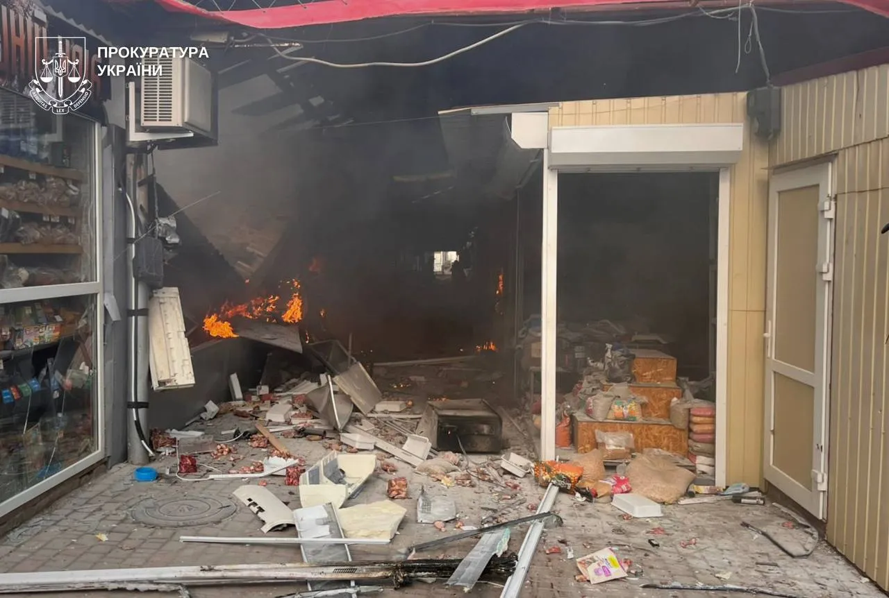 Drone strike on a market in Nikopol: five dead and dozens injured
