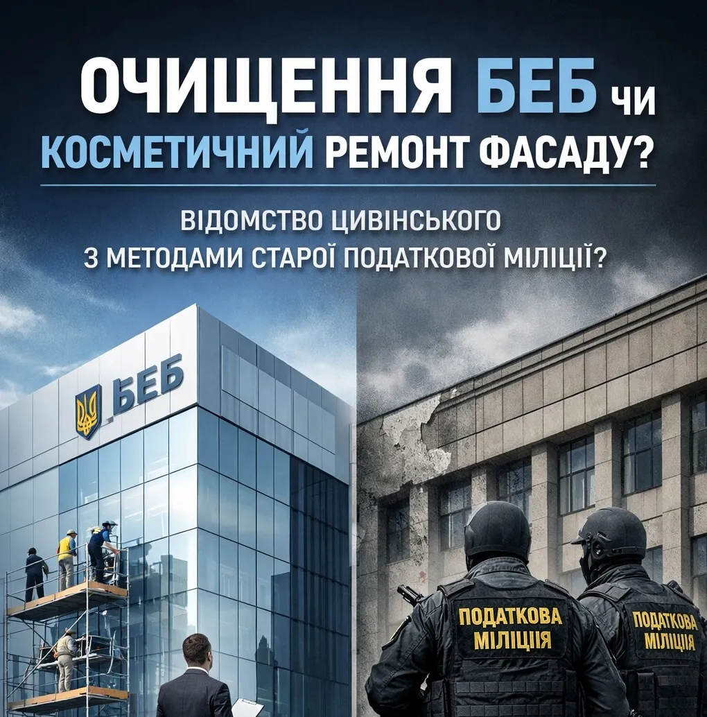 Очищення БЕБ чи косметичний ремонт фасаду Цивінським?