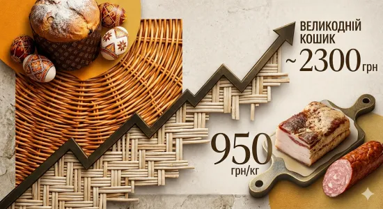 Easter 2026: a basket for 2,300 UAH and lard for 950 UAH