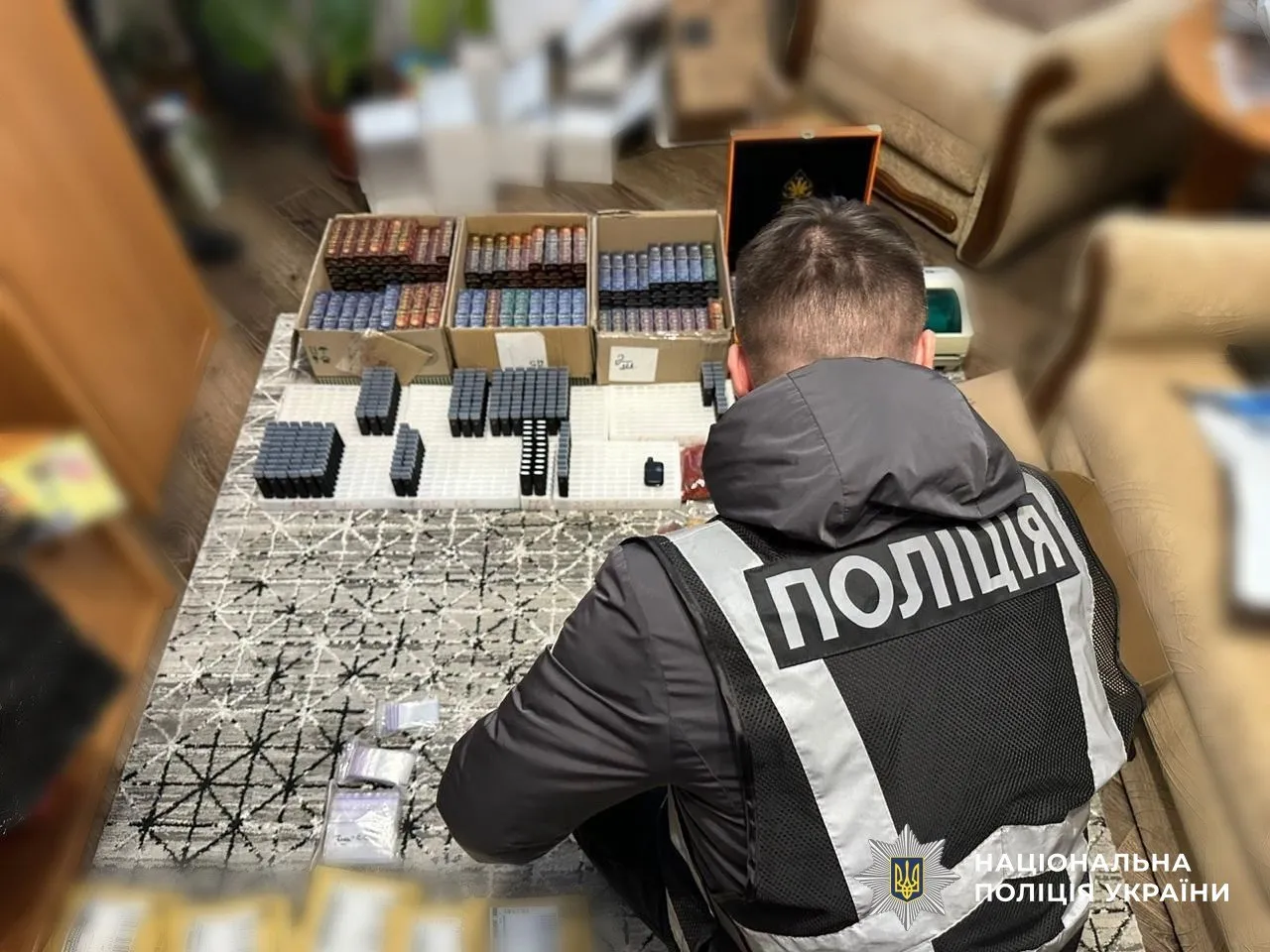 The National Police have uncovered a drug trafficking route from the EU to Ukraine