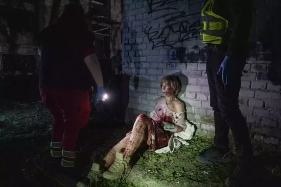 Yevgen Maloletka has won the World Press Photo 2026 award for a photograph taken following the attack on Kyiv