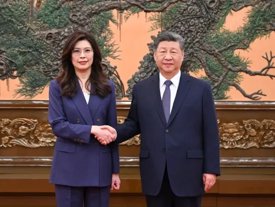 Xi Jinping met with the Kuomintang leader for the first time in nearly ten years