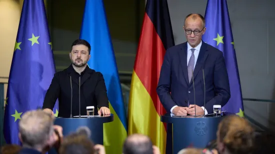 Zelensky held talks with Merz in Berlin regarding support for Ukraine