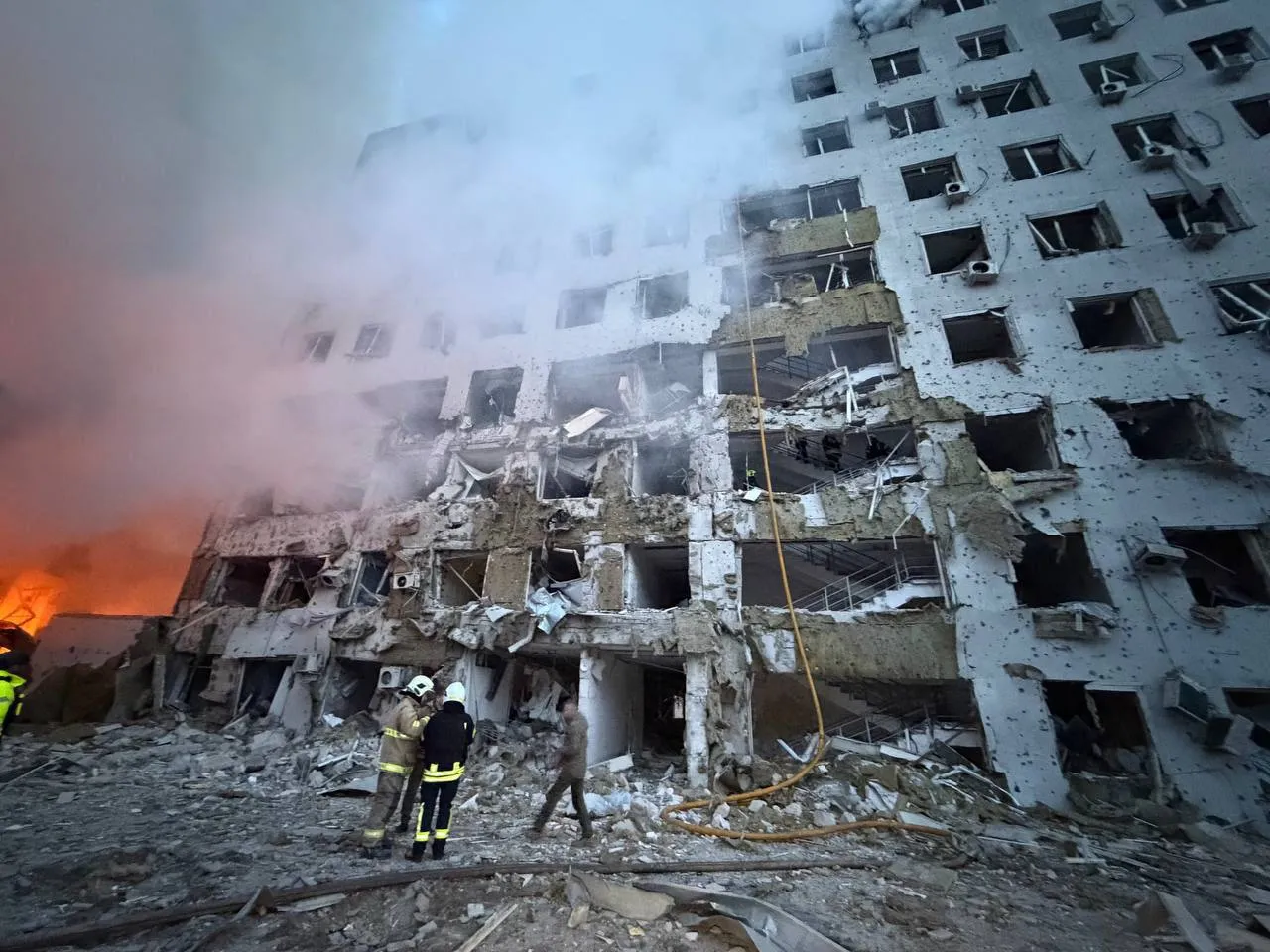 The Russian attack on Odessa claimed the lives of eight people, with at least 16 more injured