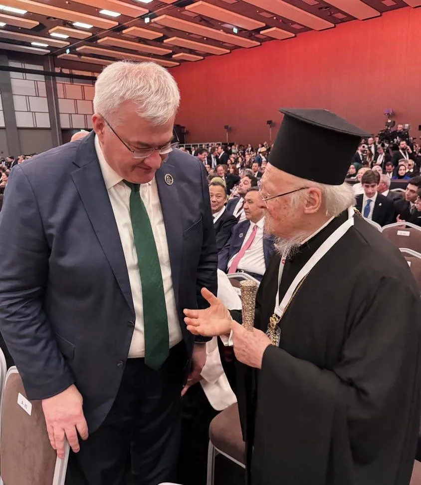 Spiritual diplomacy: Andriy Sibiga held a meeting with Patriarch Bartholomew