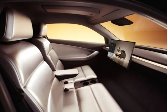 The Tesla Cybercab, with no steering wheel or pedals, is set to launch