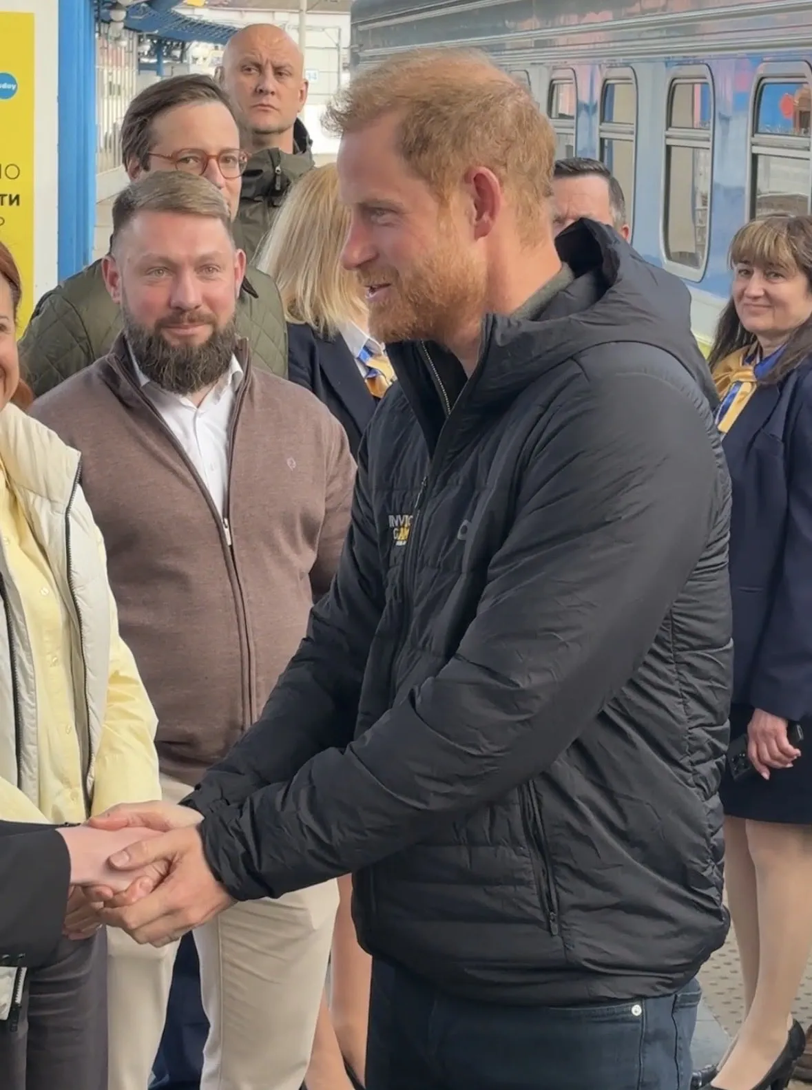 Prince Harry arrived in Kyiv on an unannounced visit (VIDEO)