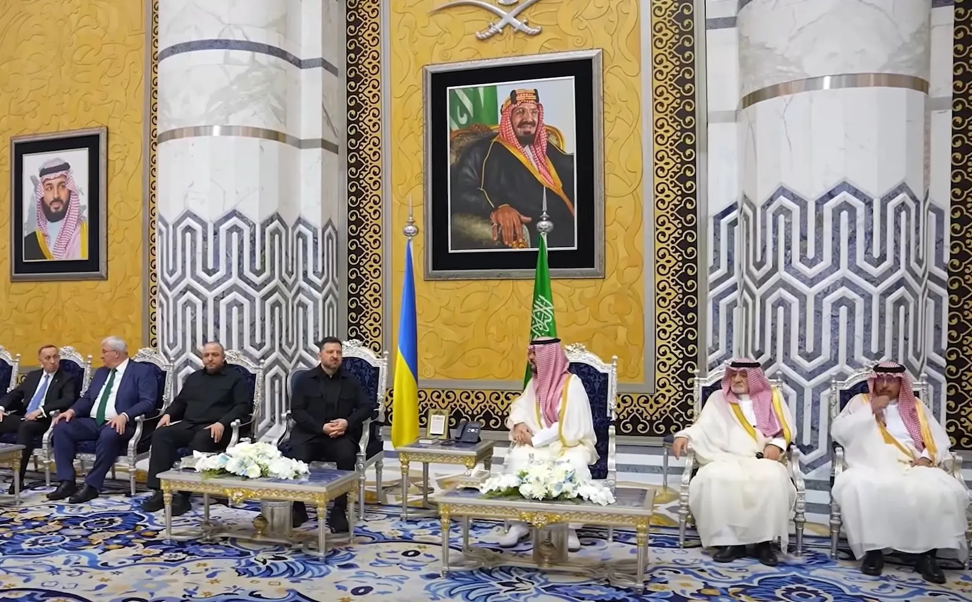 Zelenskyy has arrived in Saudi Arabia for a meeting with the Crown Prince