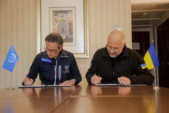 Ukraine and the IAEA have signed a memorandum on the development of nuclear power plants
