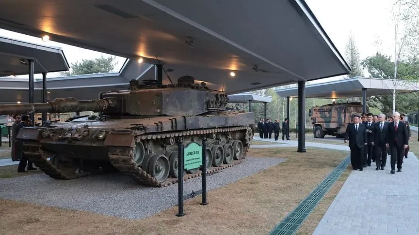 The museum has put on display captured Ukrainian military equipment belonging to North Korean soldiers who died in the war whilst serving in the Russian army