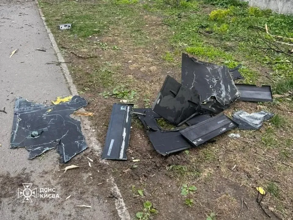 Kyiv was attacked by drones during the day; debris has been reported to have fallen in two districts, and one person has been injured