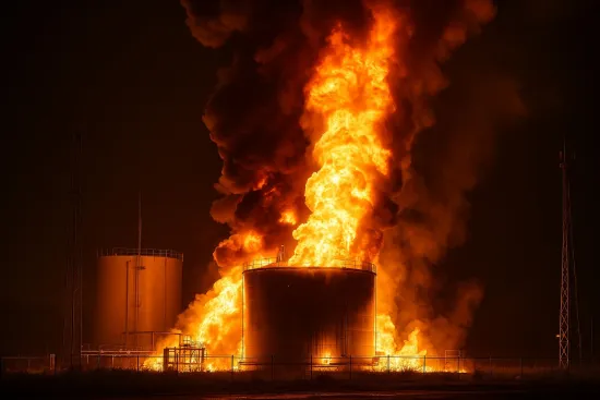 Безпілотники вночі вдарили по нафтобазі в місті Лівни: вибух і пожежа на об’єкті ПЕК