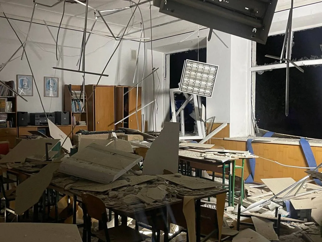 The Russians launched drone attacks on a nursery and residential buildings in Odessa, leaving 18 people injured