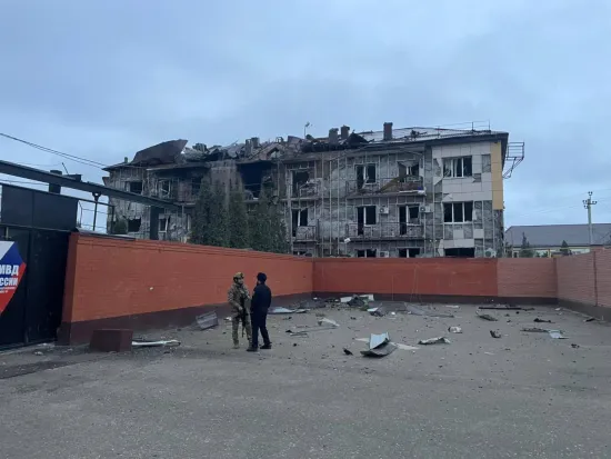 Нічна атака дронів у Чечні: повідомляють про пожежу в будівлі ФСБ