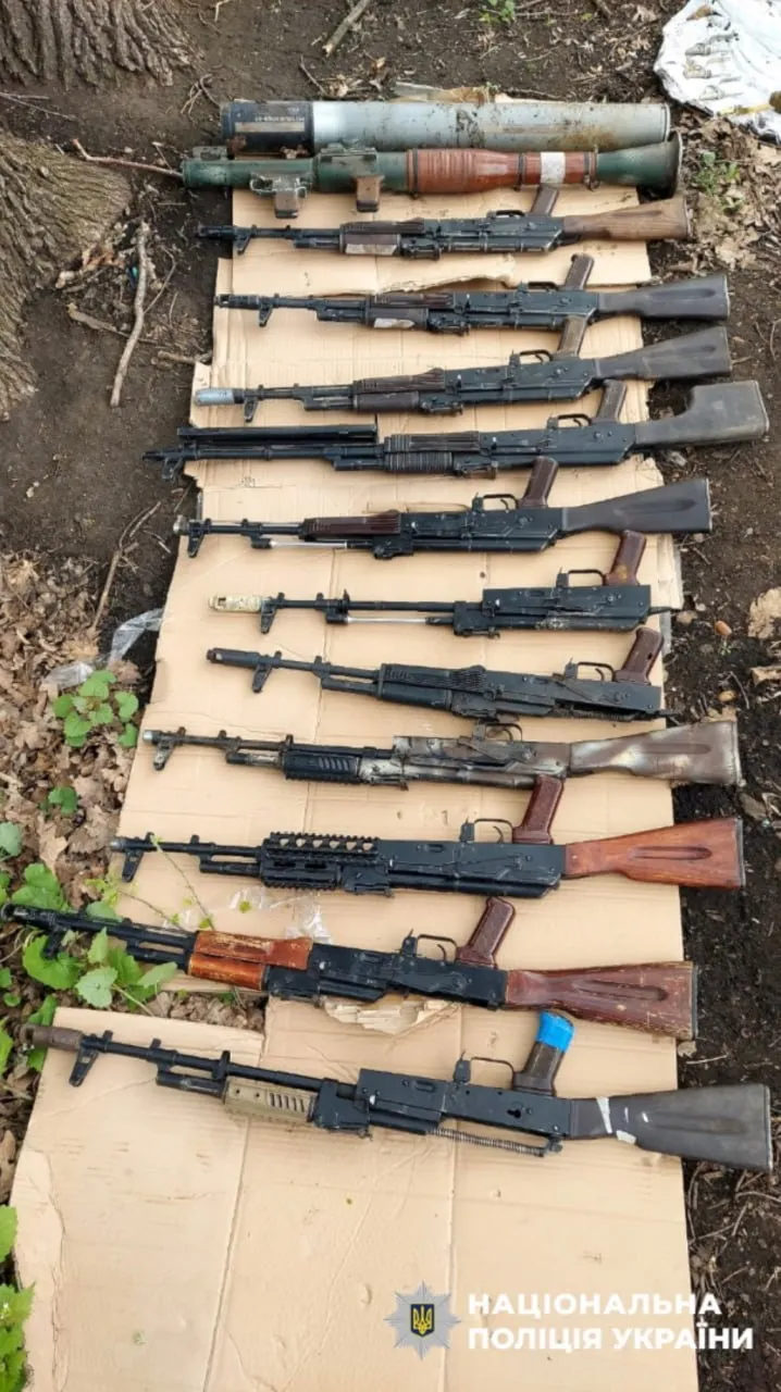 The police have seized over 1,000 weapons and rounds of ammunition in various regions of Ukraine