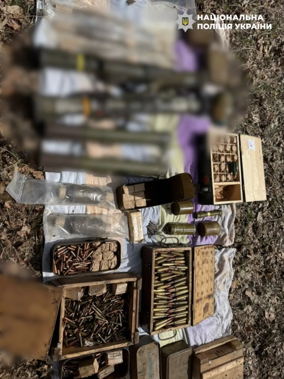 The police have seized over 1,000 weapons and rounds of ammunition in various regions of Ukraine