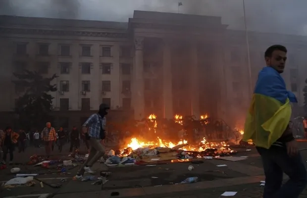 Odessa paid tribute to those who lost their lives on 2 May 2014