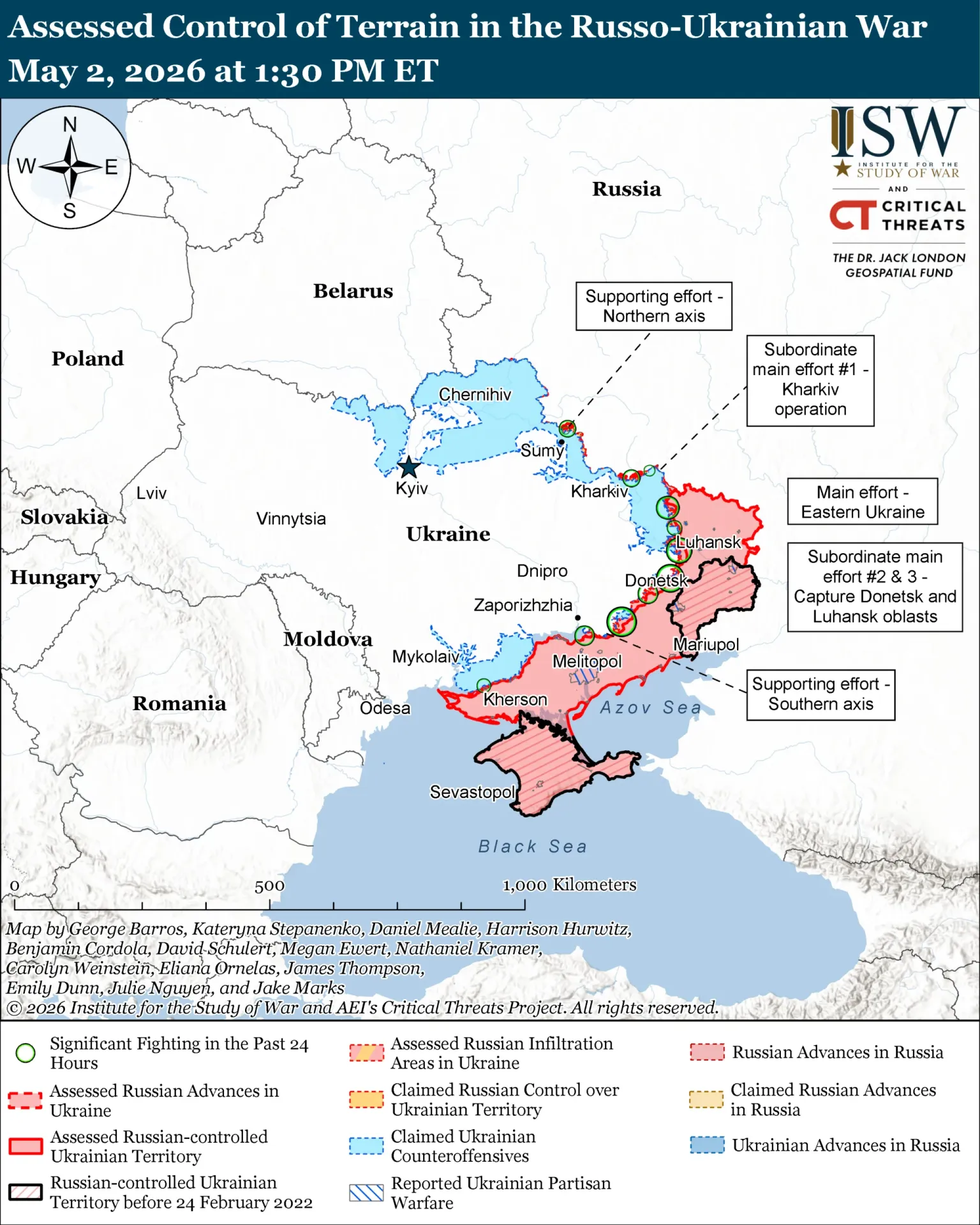 The failure of the Russian offensive: the occupiers have lost more territory than they have captured