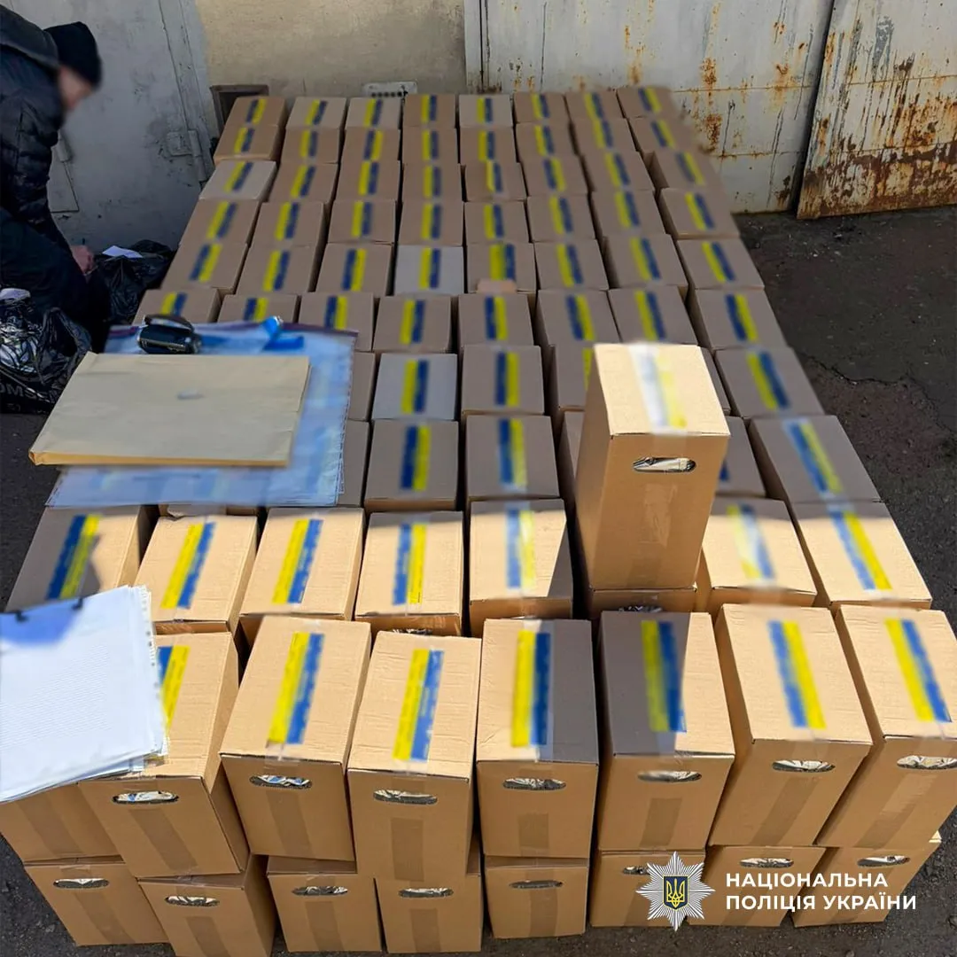 An illegal alcohol production operation has been uncovered in Dnipro, with products worth over 4 million hryvnias seized