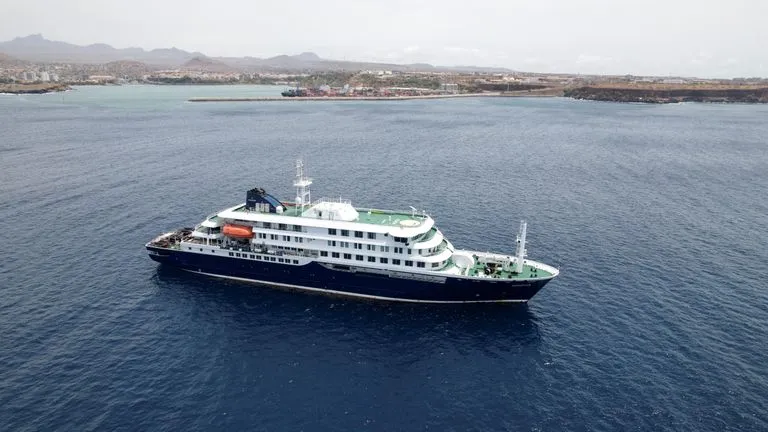 A cruise ship carrying passengers infected with the Hantavirus has set sail for the Canary Islands — five people have been evacuated from it