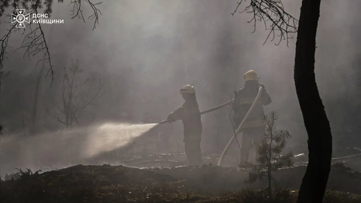 У Чорнобильській зоні відчуження палає понад 1100 гектарів лісу (ВІДЕО)