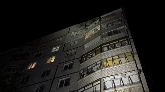 On 9 May in Kharkiv, a Russian drone struck a high-rise building: there are casualties