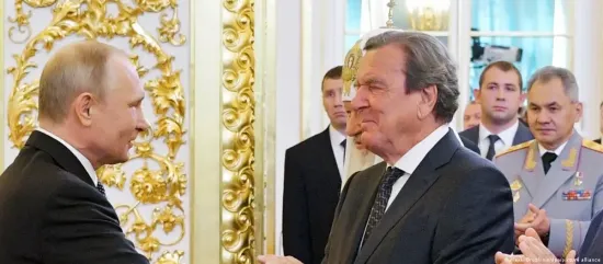 The German government has rejected Putin’s proposal for Schröder to act as a mediator