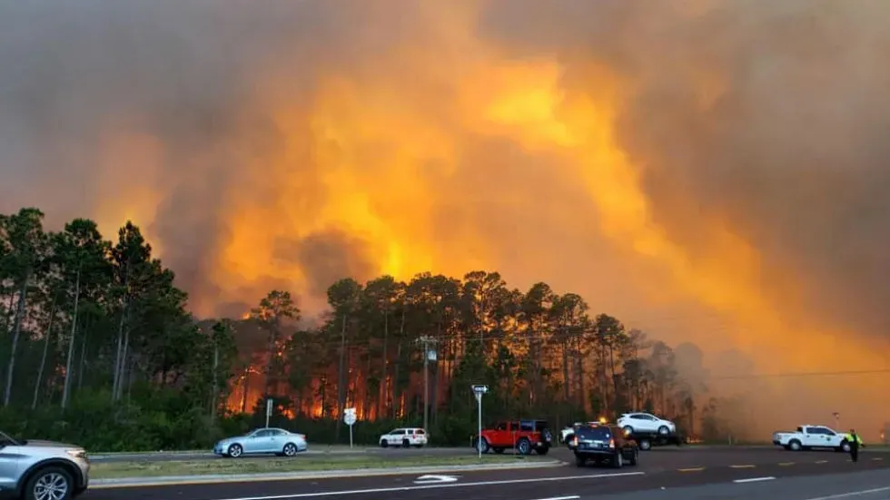 In Florida, large-scale wildfires have engulfed more than 48,000 hectares