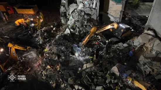 The death toll from the Russian strike in Kyiv has risen to 24, three of whom are children