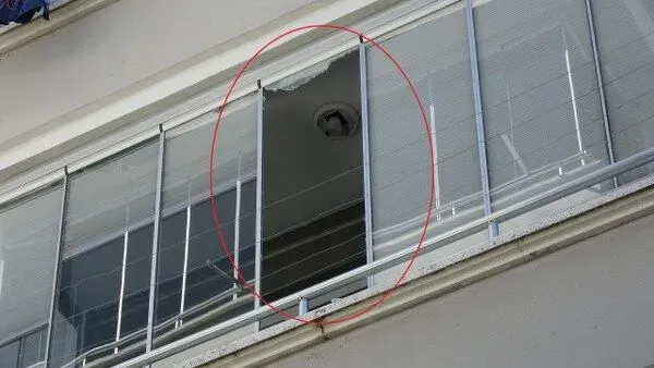 A drone has crashed in Turkey, damaging houses