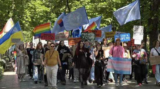 Odessa hosted its first Pride march since the war began
