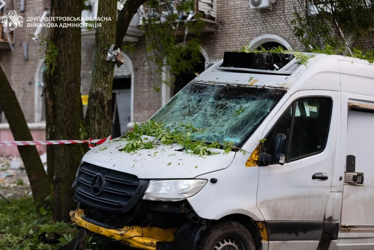Russia has attacked six districts in the Dnipropetrovsk region; 26 people have been injured