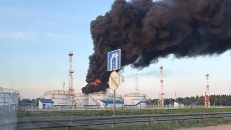 Ukraine launched a large-scale strike on the Moscow region ahead of Putin’s visit to China