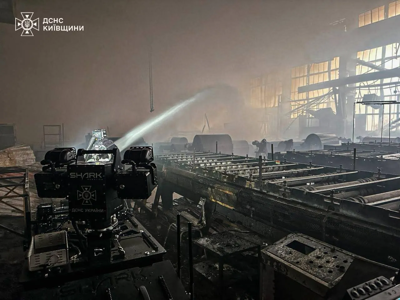 A major fire at a furniture factory in Irpin has been brought under control (VIDEO)