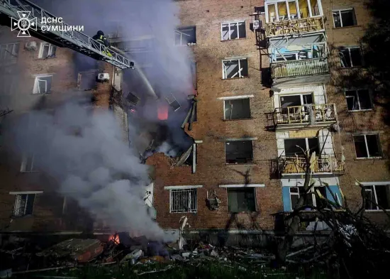 Russia launched attacks on Dnipro, the Sumy region and Odesa overnight; there are reports of casualties