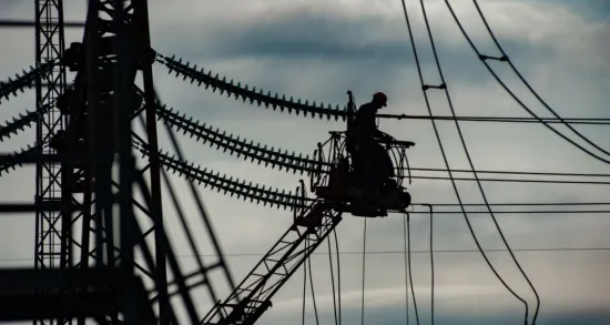 Some customers in eight regions have been left without power due to shelling and bad weather