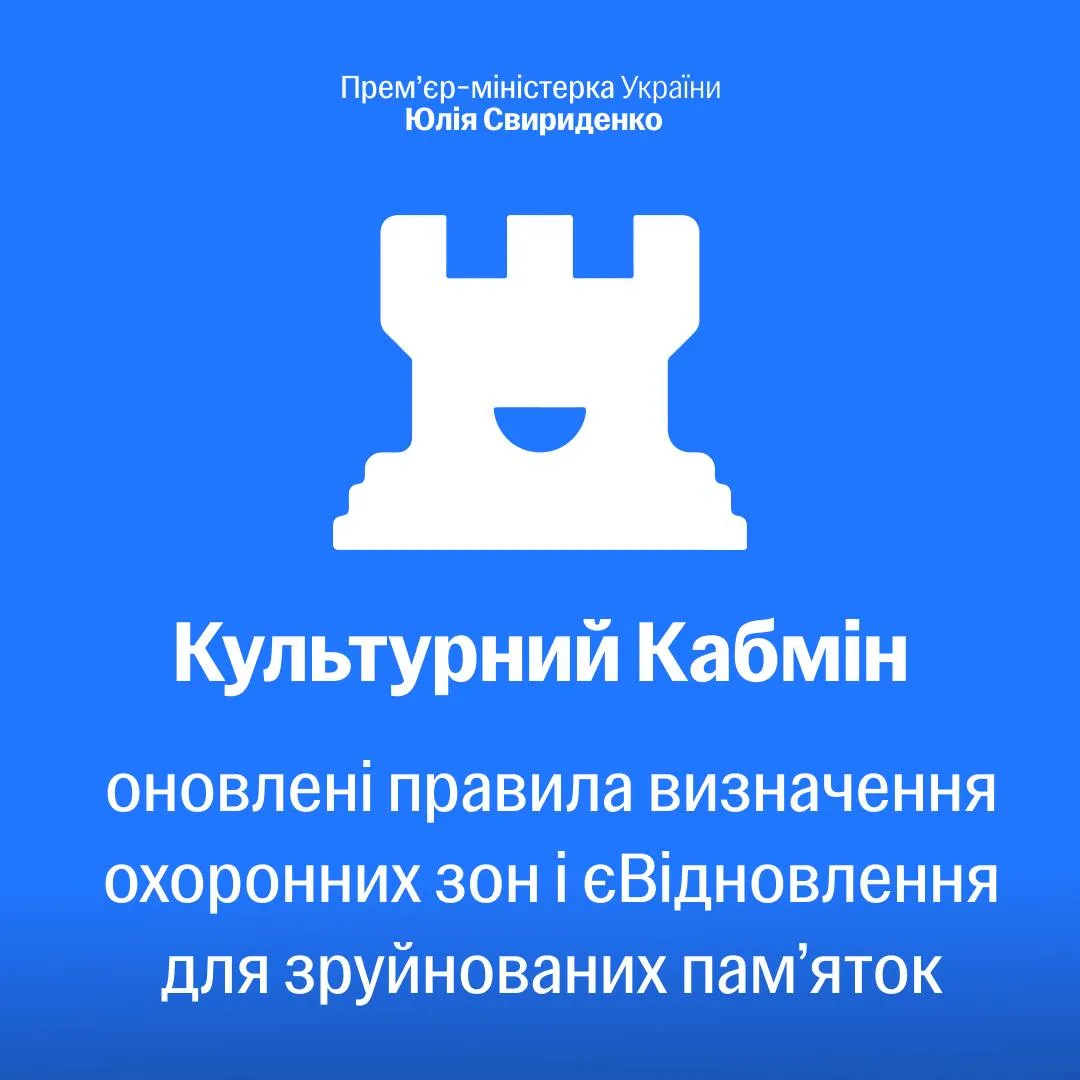 Уряд змінив правила охорони пам’яток і програму єВідновлення